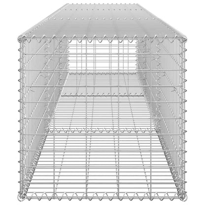 vidaXL Mur de gabions avec couvercle 300x50x50 cm Acier galvanisé