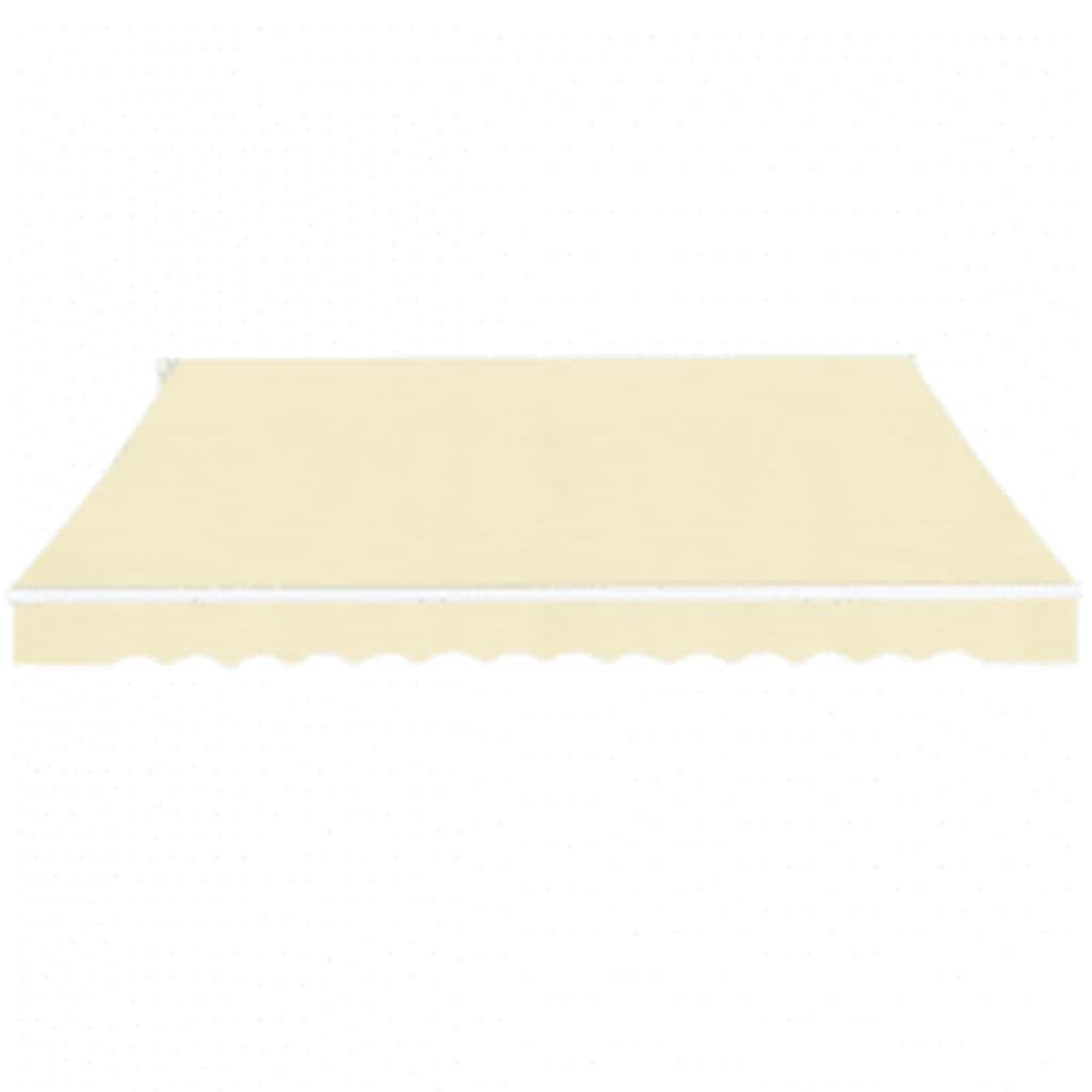 vidaXL Gelenkarmmarkise 600 cm Cremeweiß