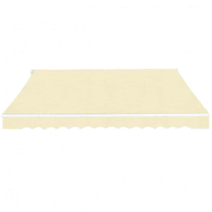 vidaXL Gelenkarmmarkise 600 cm Cremeweiß