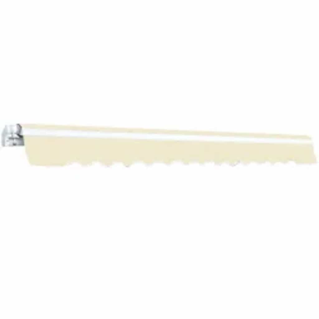 vidaXL Gelenkarmmarkise 600 cm Cremeweiß