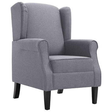 vidaXL Sessel Dunkelgrau Stoff