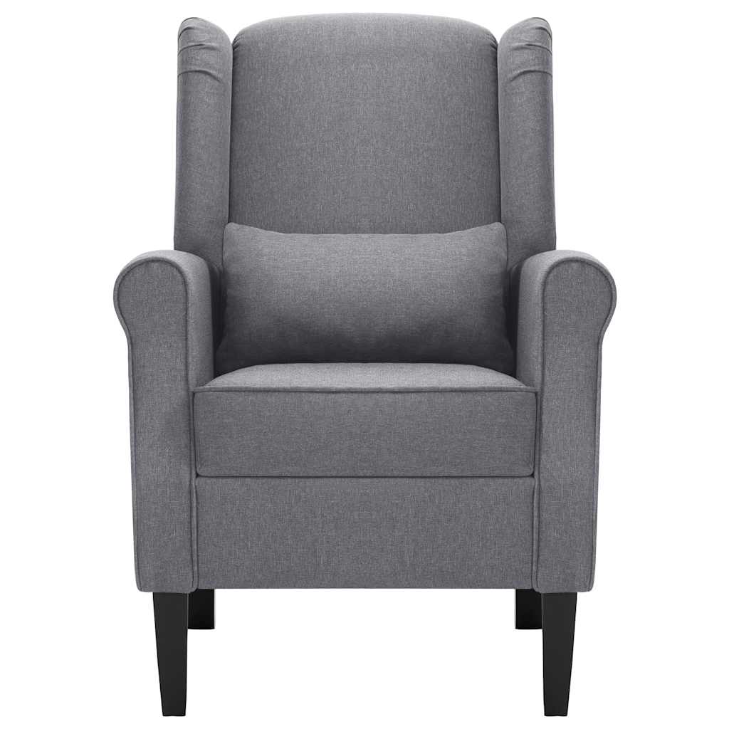 vidaXL Sessel Dunkelgrau Stoff