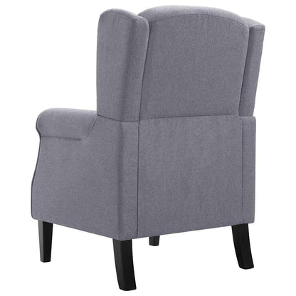 vidaXL Sessel Dunkelgrau Stoff