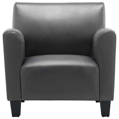 vidaXL Sessel Grau Kunstleder