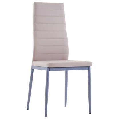 vidaXL 5-tlg. Essgruppe Cappuccino-Braun