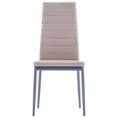 vidaXL 5-tlg. Essgruppe Cappuccino-Braun