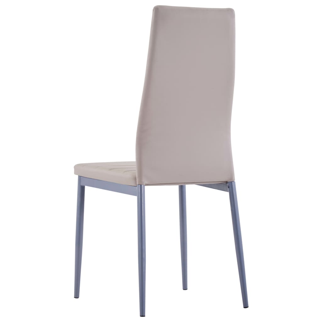 vidaXL 5-tlg. Essgruppe Cappuccino-Braun