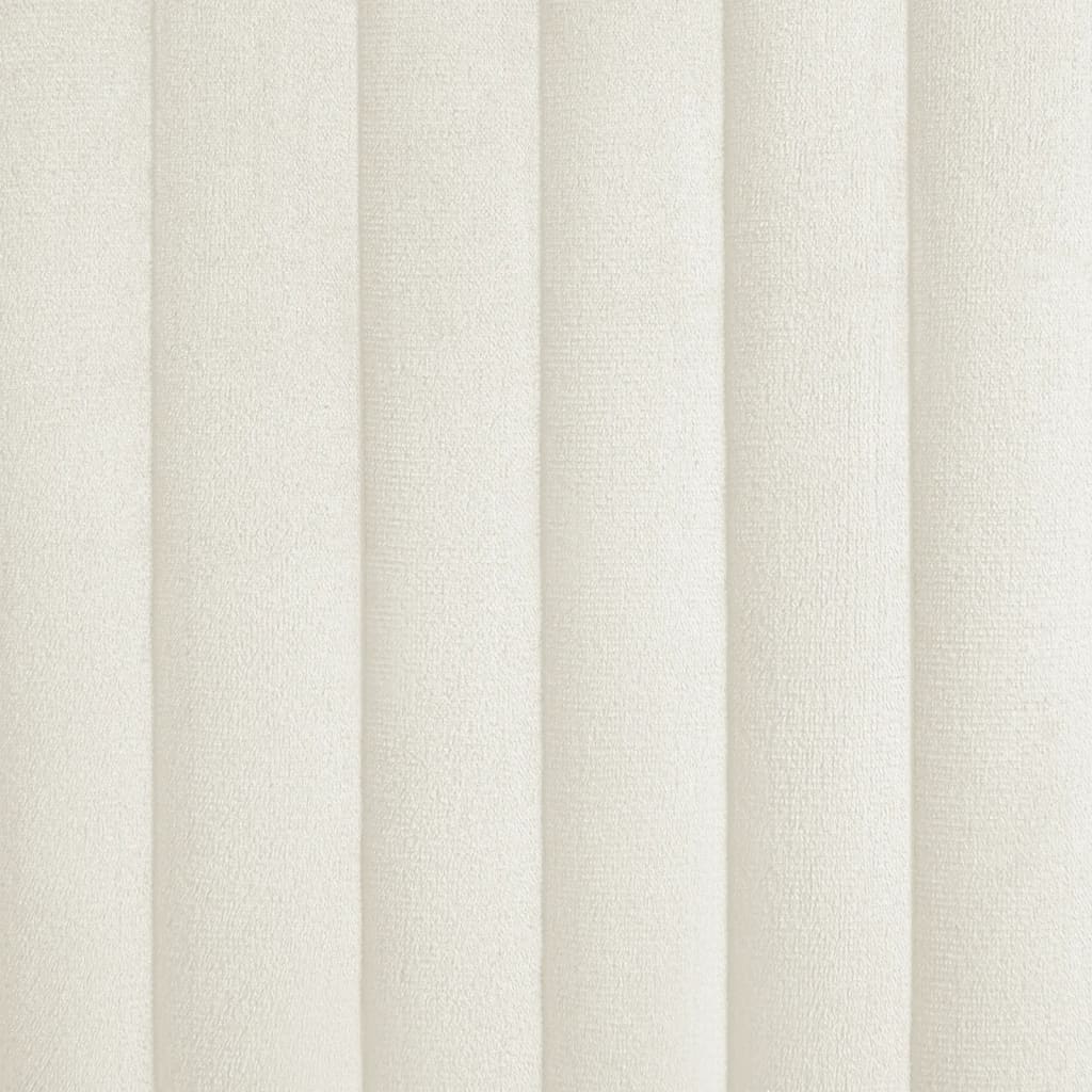 vidaXL Esszimmerstühle 2 Stk. Creme Samt