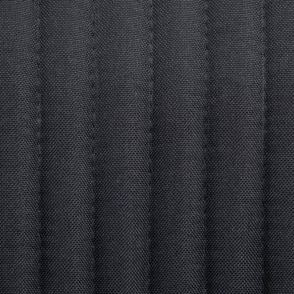 vidaXL Esszimmerstühle 2 Stk. Schwarz Stoff