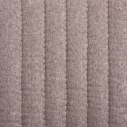 vidaXL Esszimmerstühle 2 Stk. Taupe Stoff