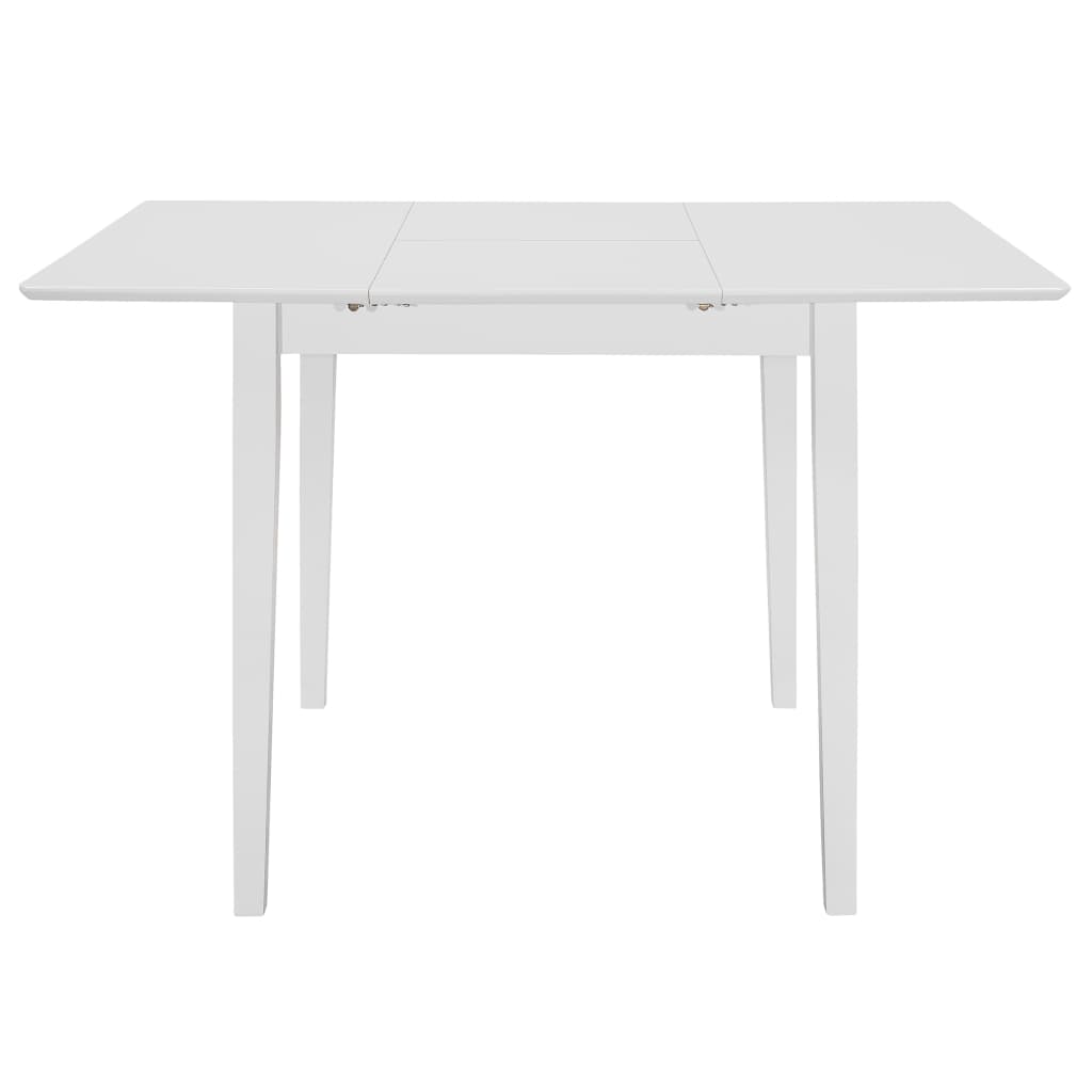 vidaXL 3-tlg. Essgruppe MDF Weiß