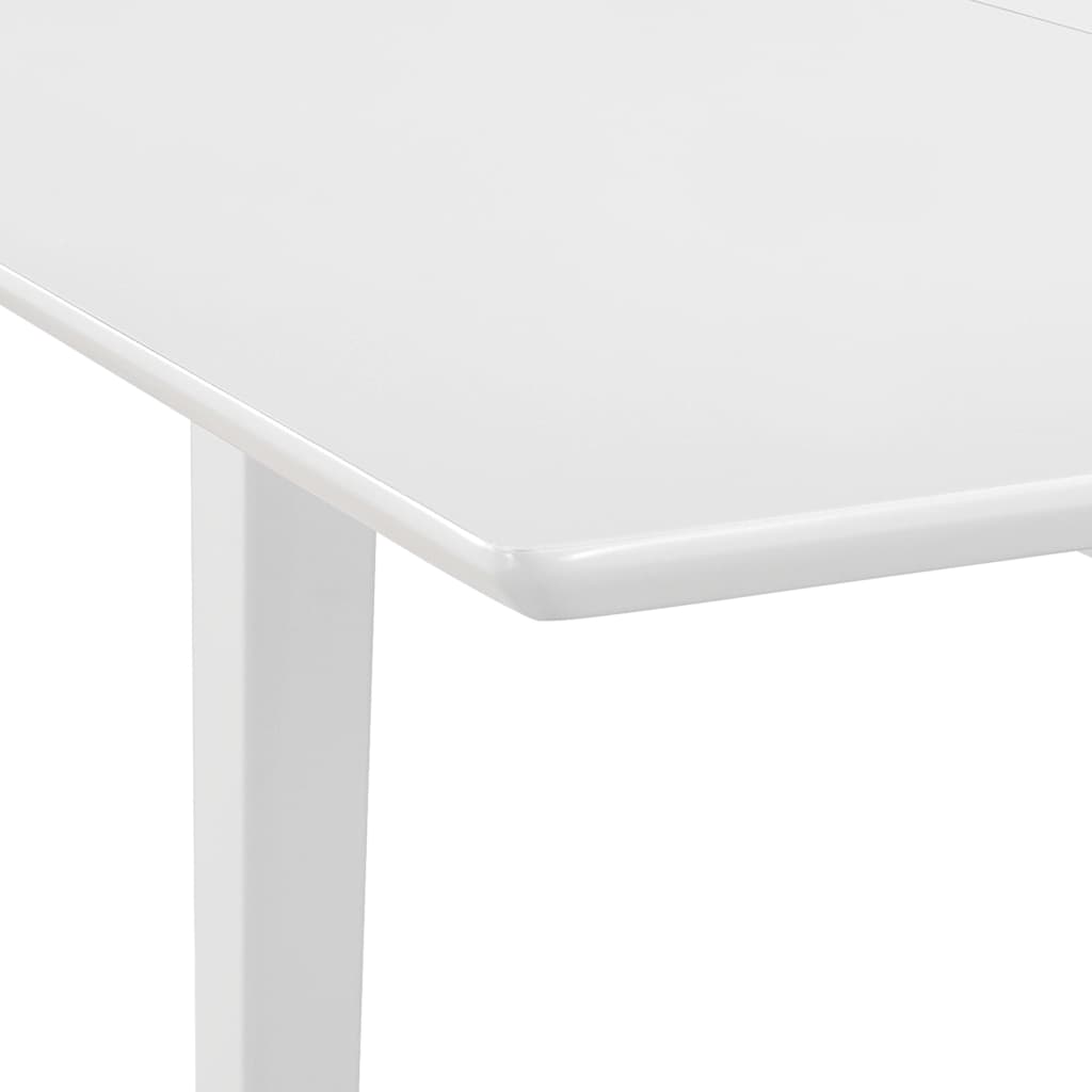 vidaXL 3-tlg. Essgruppe MDF Weiß