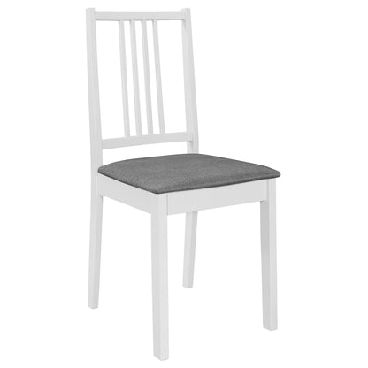 vidaXL 3-tlg. Essgruppe MDF Weiß