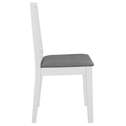 vidaXL 3-tlg. Essgruppe MDF Weiß
