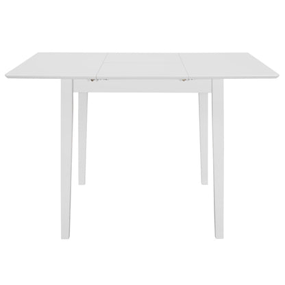 vidaXL 5-tlg. Essgruppe MDF Weiß