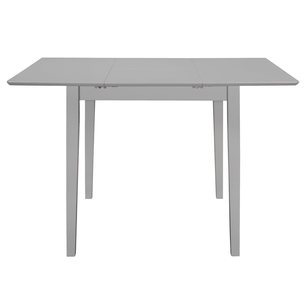 vidaXL 3-tlg. Essgruppe MDF Grau