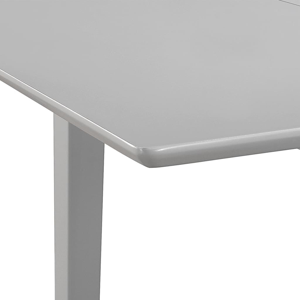 vidaXL 3-tlg. Essgruppe MDF Grau