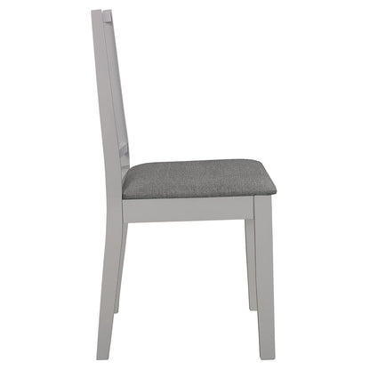vidaXL 3-tlg. Essgruppe MDF Grau