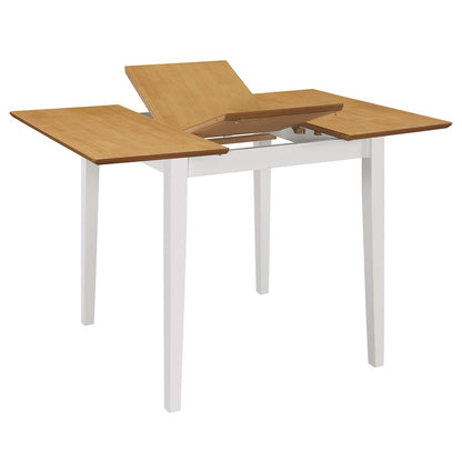 vidaXL 3-tlg. Essgruppe MDF Weiß