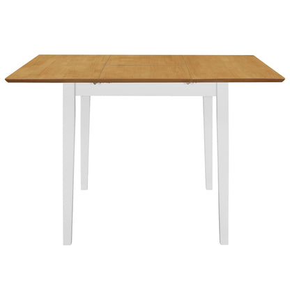 vidaXL 3-tlg. Essgruppe MDF Weiß