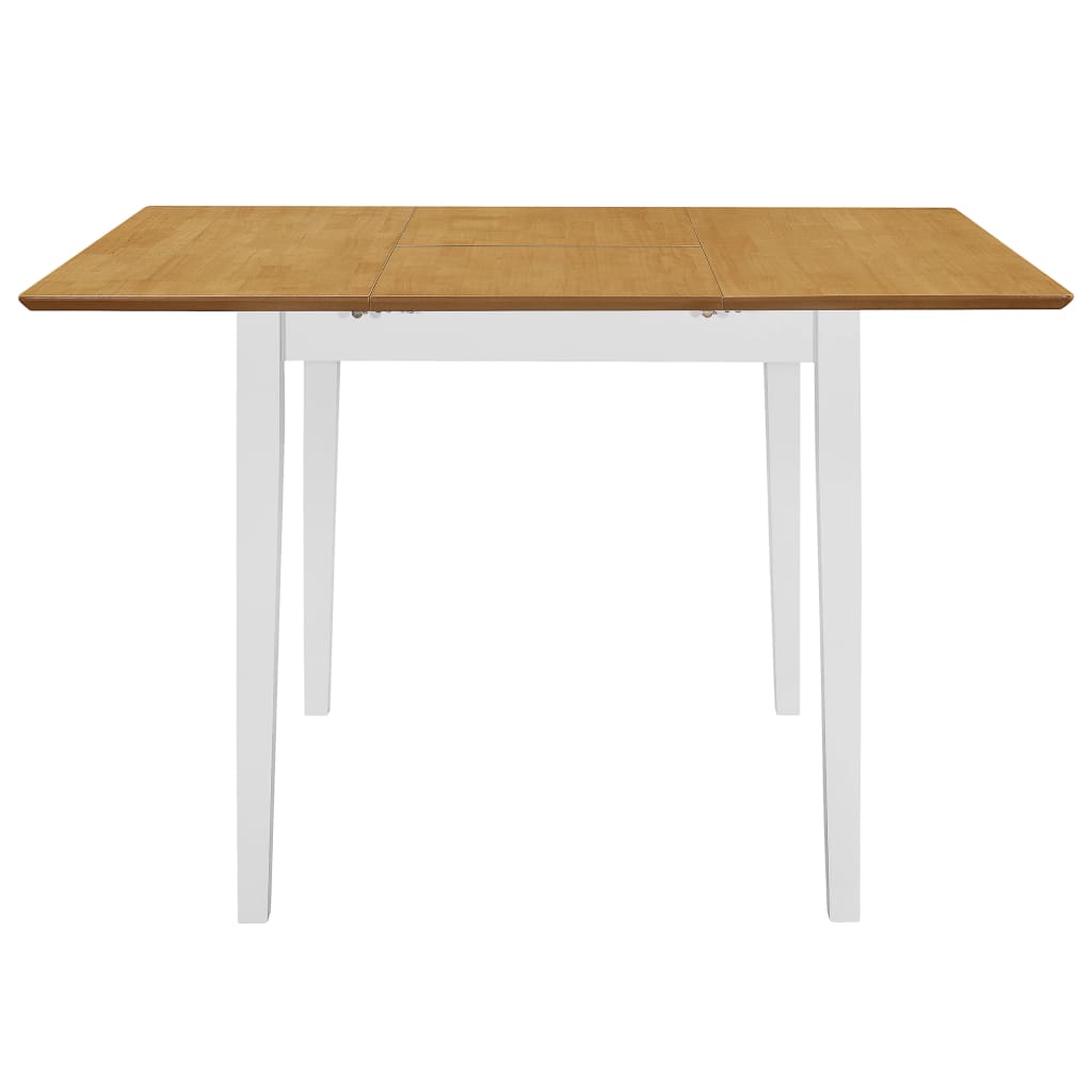vidaXL 5-tlg. Essgruppe MDF Weiß