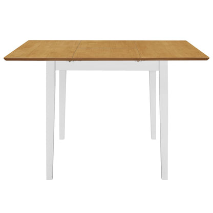 vidaXL 5-tlg. Essgruppe MDF Weiß