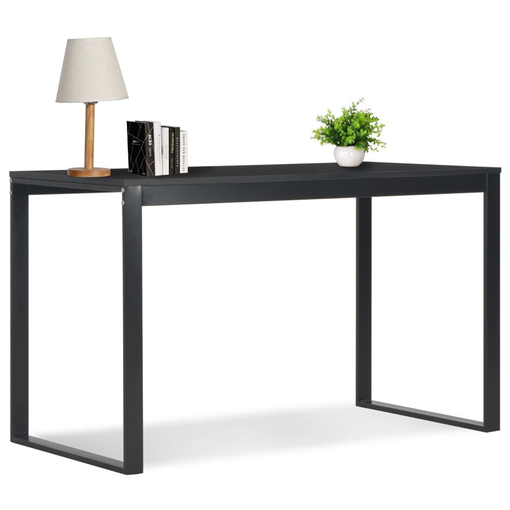 vidaXL Computertisch Schwarz 120x60x70 cm