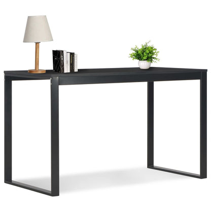 vidaXL Computertisch Schwarz 120x60x70 cm