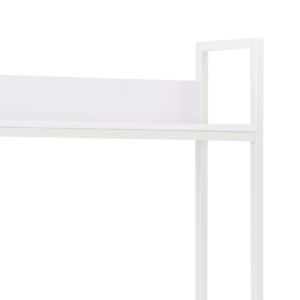 vidaXL Computertisch Weiß 120x60x138 cm