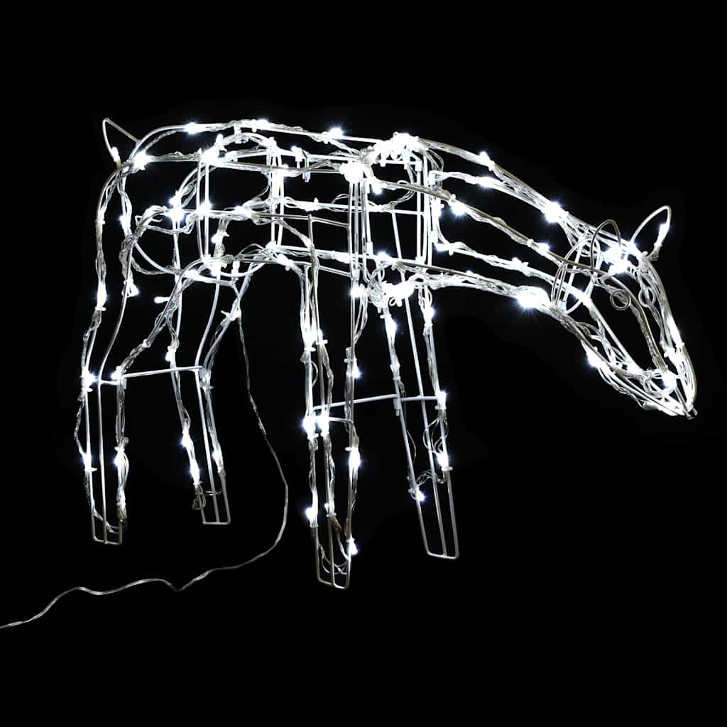 3-tlg. LED-Rentieren-Set Weihnachtsdekoration 229 LEDs