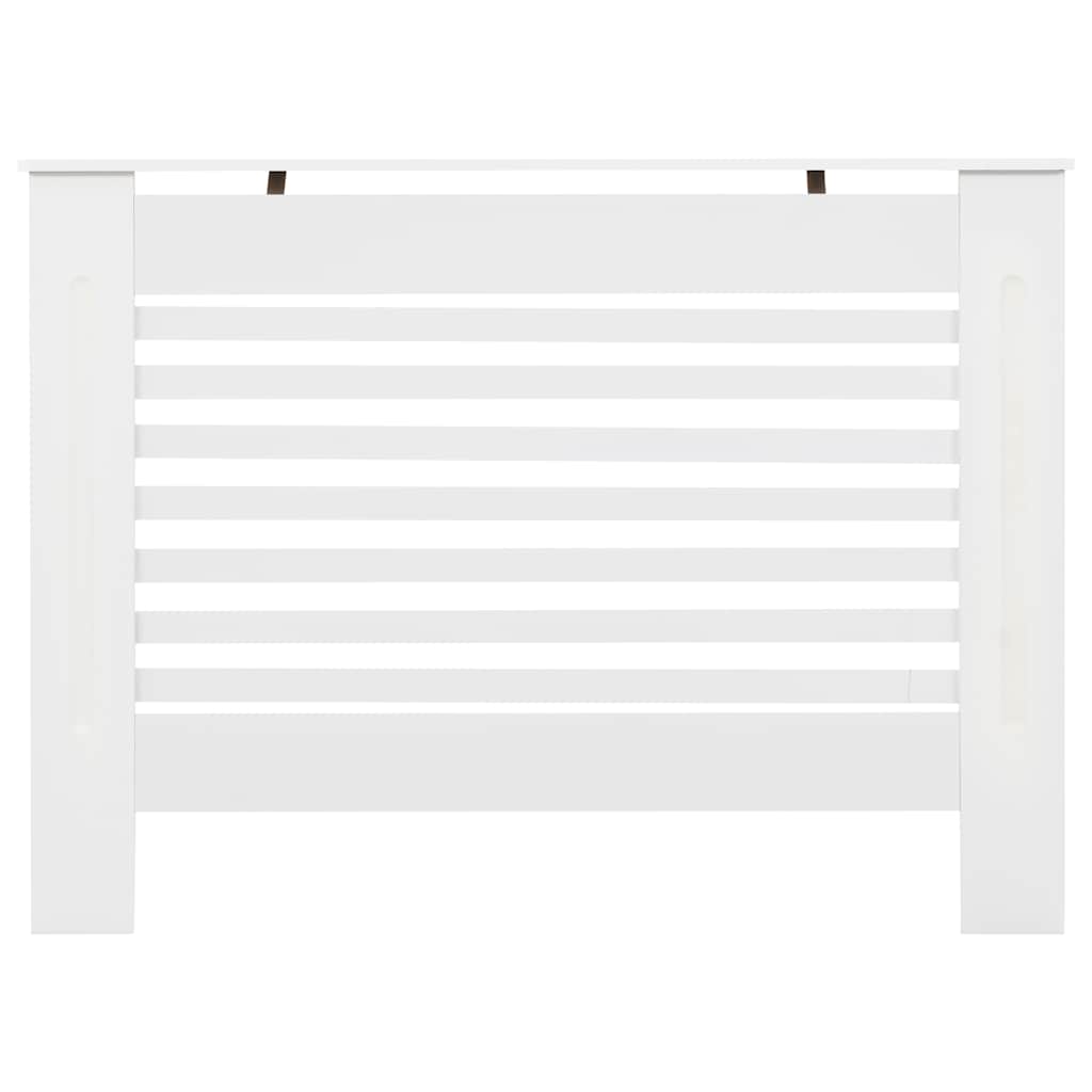 vidaXL Heizkörperabdeckung Weiß 112×19×81,5 cm MDF