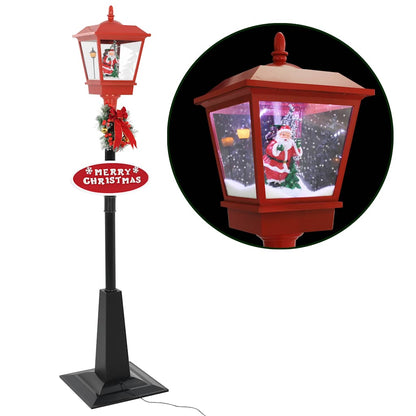 Weihnachts-Straßenlampe mit Weihnachtsmann 180 cm LED