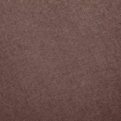 vidaXL 2-tlg. Sofagarnitur Stoff Braun
