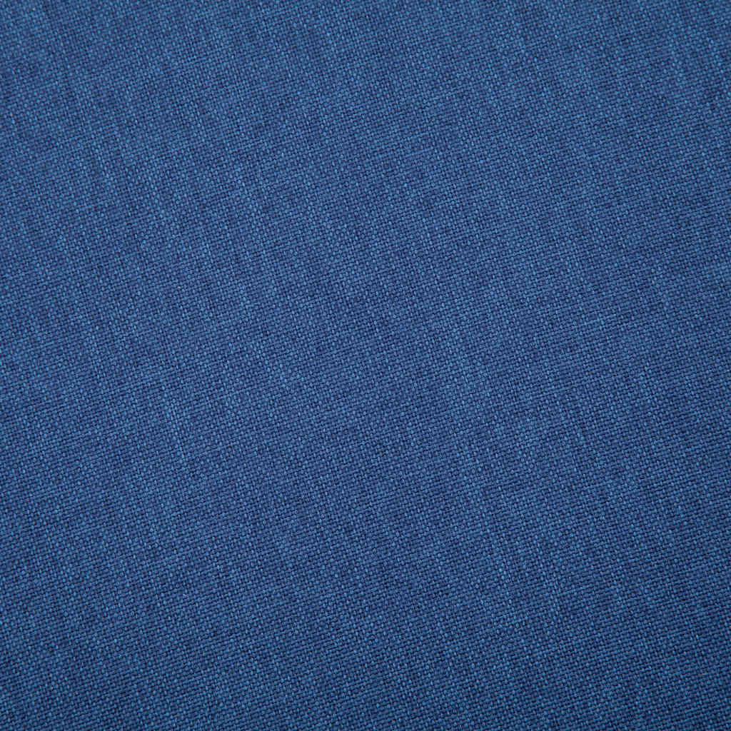 vidaXL 2-tlg. Sofagarnitur Stoff Blau