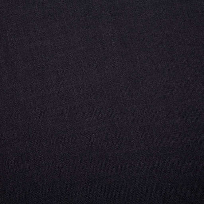 vidaXL 2-tlg. Sofagarnitur Stoff Schwarz