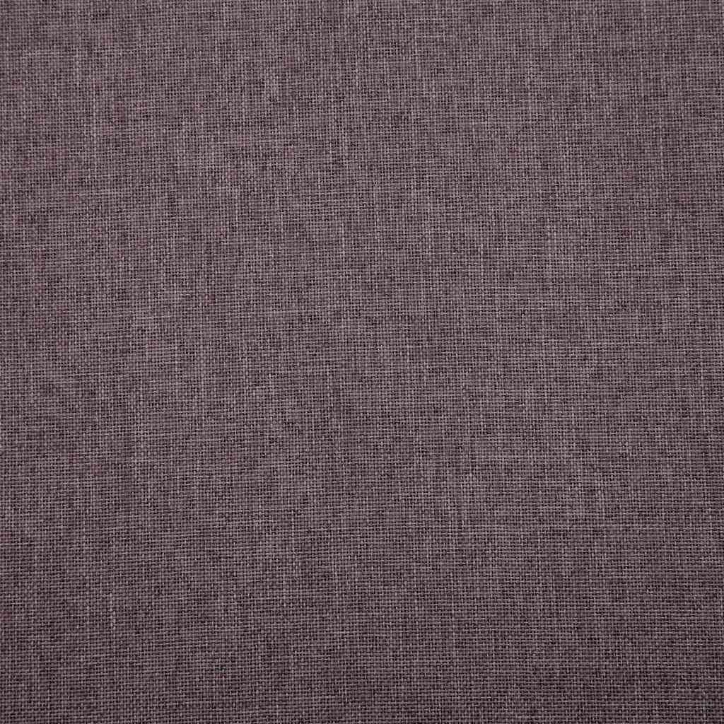 vidaXL 2-tlg. Sofagarnitur Stoff Taupe