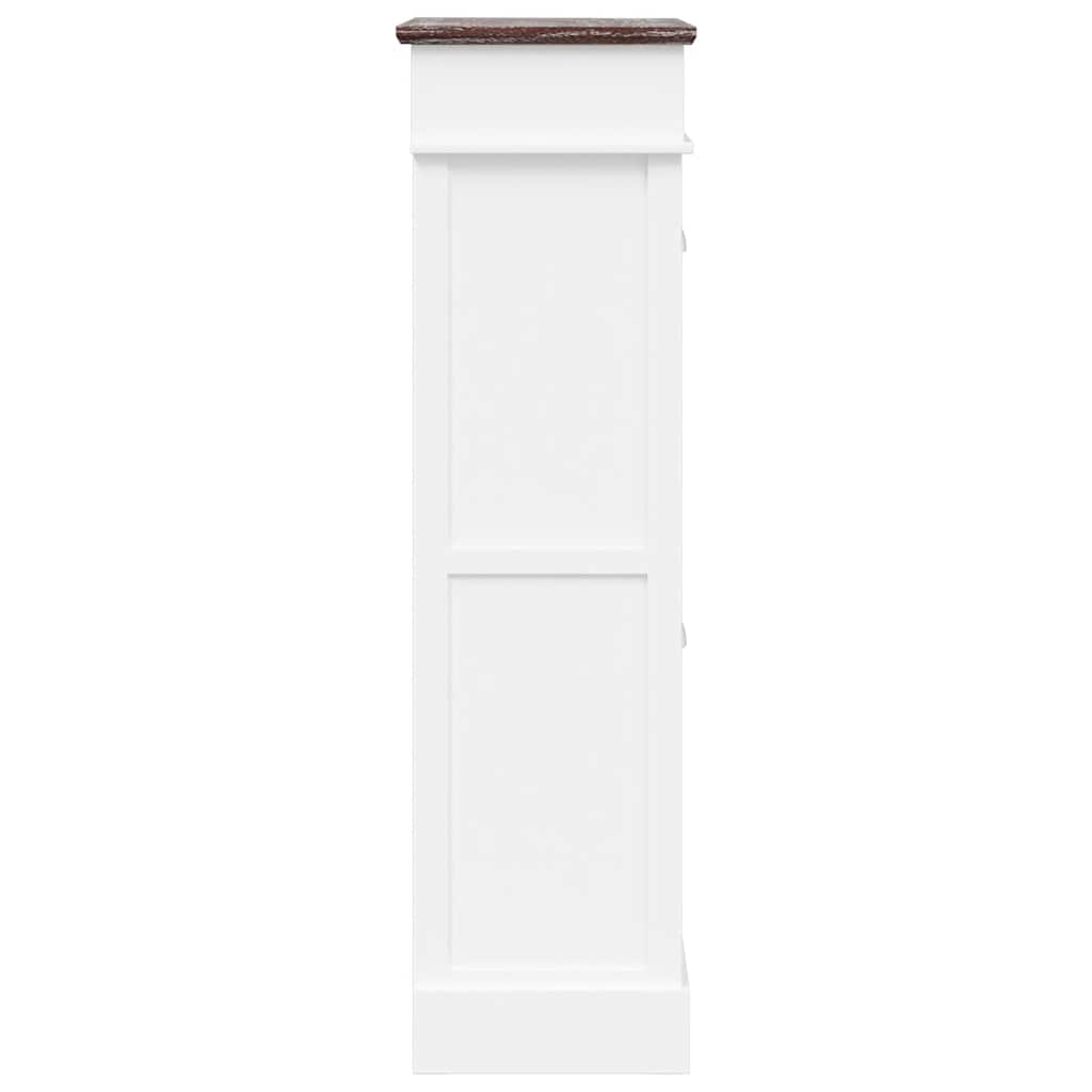 vidaXL Schuhschrank Braun 50 x 28 x 98 cm Paulownia Holz