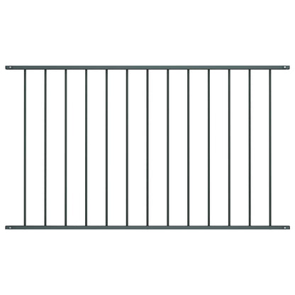 vidaXL Panneau de clôture Acier enduit de poudre 1,63x1 m Anthracite