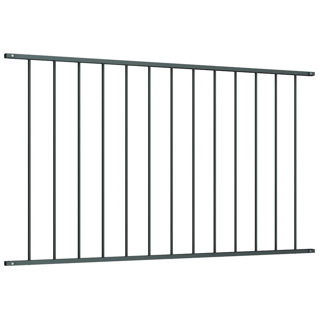 vidaXL Panneau de clôture Acier enduit de poudre 1,63x1 m Anthracite