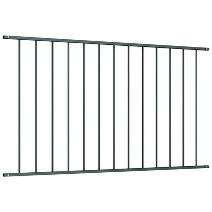 vidaXL Panneau de clôture Acier enduit de poudre 1,63x1 m Anthracite