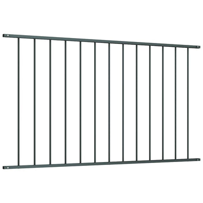 vidaXL Panneau de clôture en acier poudré 1,63x1,25 m Anthracite