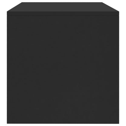 vidaXL Meuble TV Noir 120x40x40 cm Bois d'ingénierie