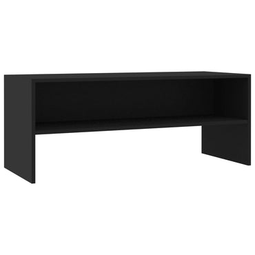 vidaXL Meuble TV Noir 100x40x40 cm Bois d'ingénierie
