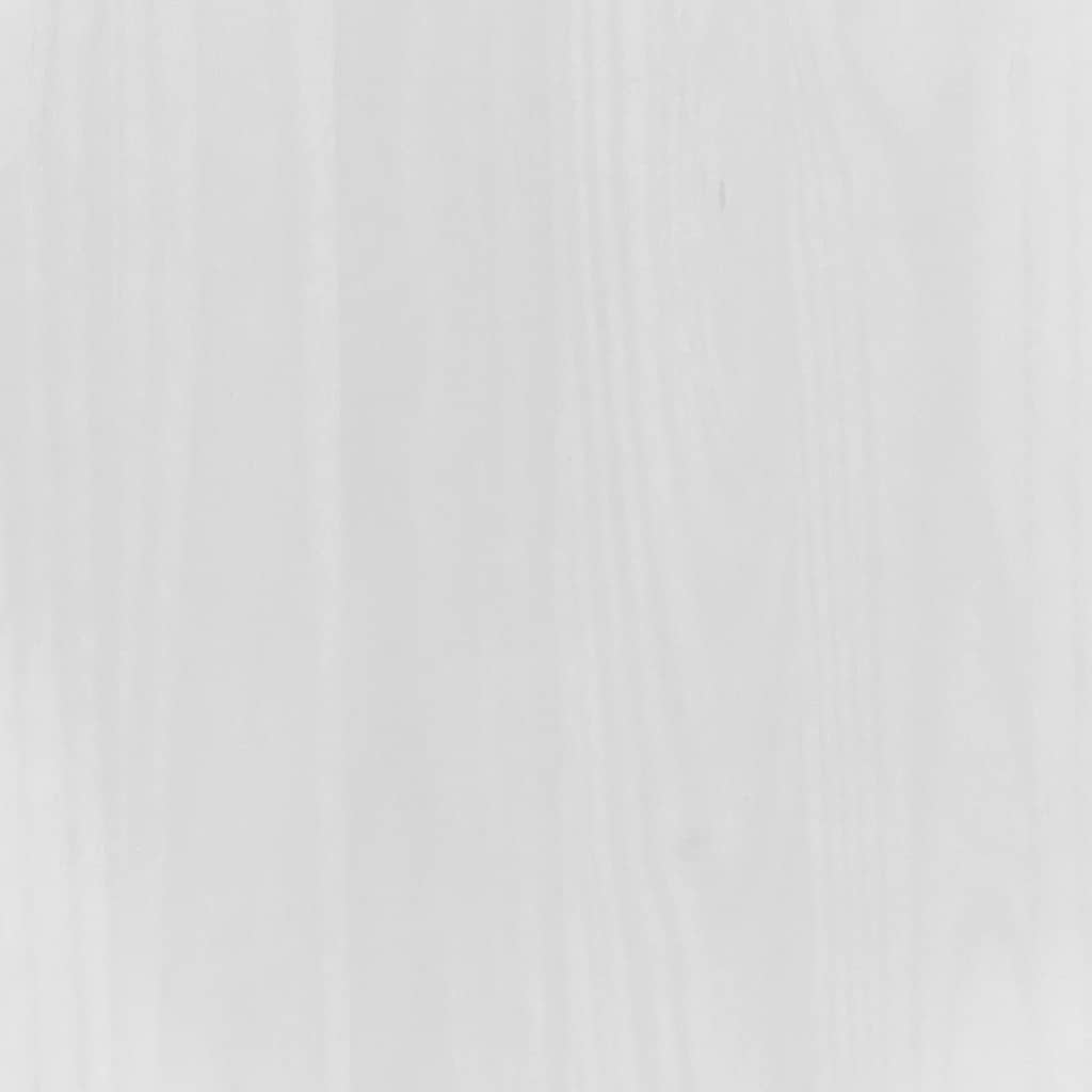 Kleiderschrank Mexiko-Stil Kiefernholz 3 Türen Weiß