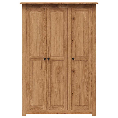 vidaXL Kleiderschrank 3-Türig 118×50×171,5 cm Kiefer Panama Serie