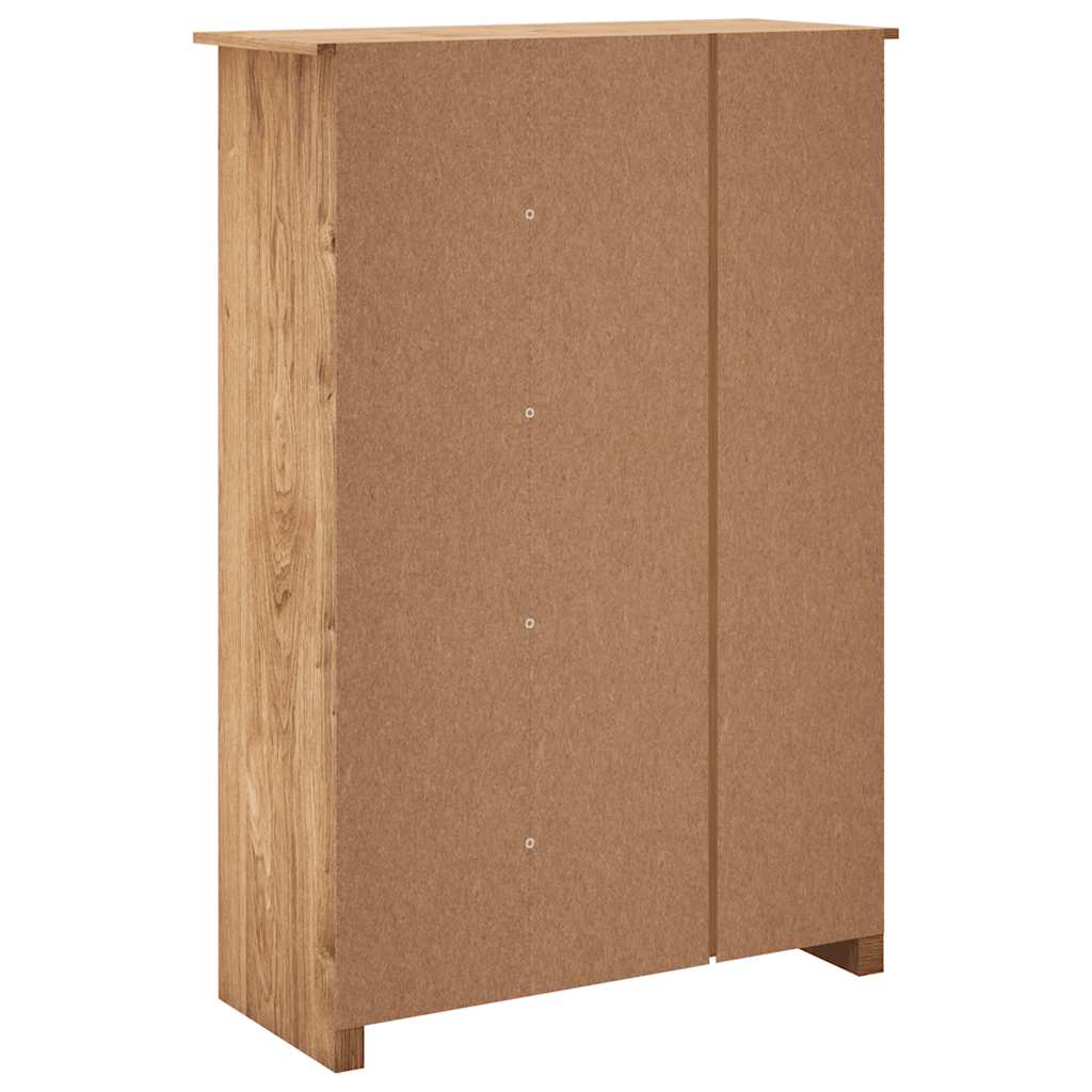 vidaXL Kleiderschrank 3-Türig 118×50×171,5 cm Kiefer Panama Serie