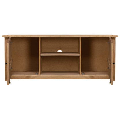 vidaXL TV-Schrank 120 x 40 x 50 cm Massivholz Panama-Kiefer