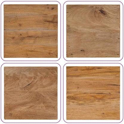 vidaXL Couchtisch aus Rundholz 40x40x40 cm Massivholz