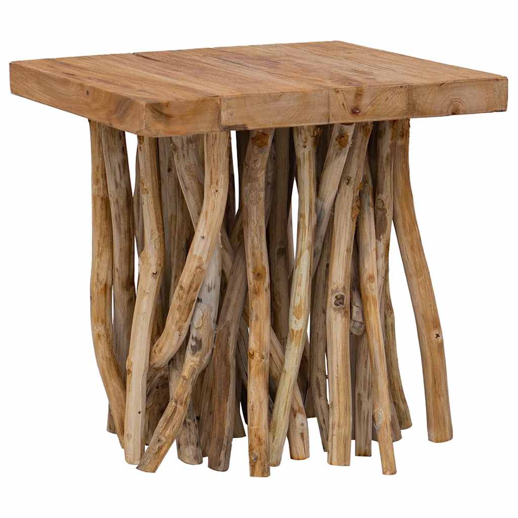 vidaXL Couchtisch aus Rundholz 40x40x40 cm Massivholz