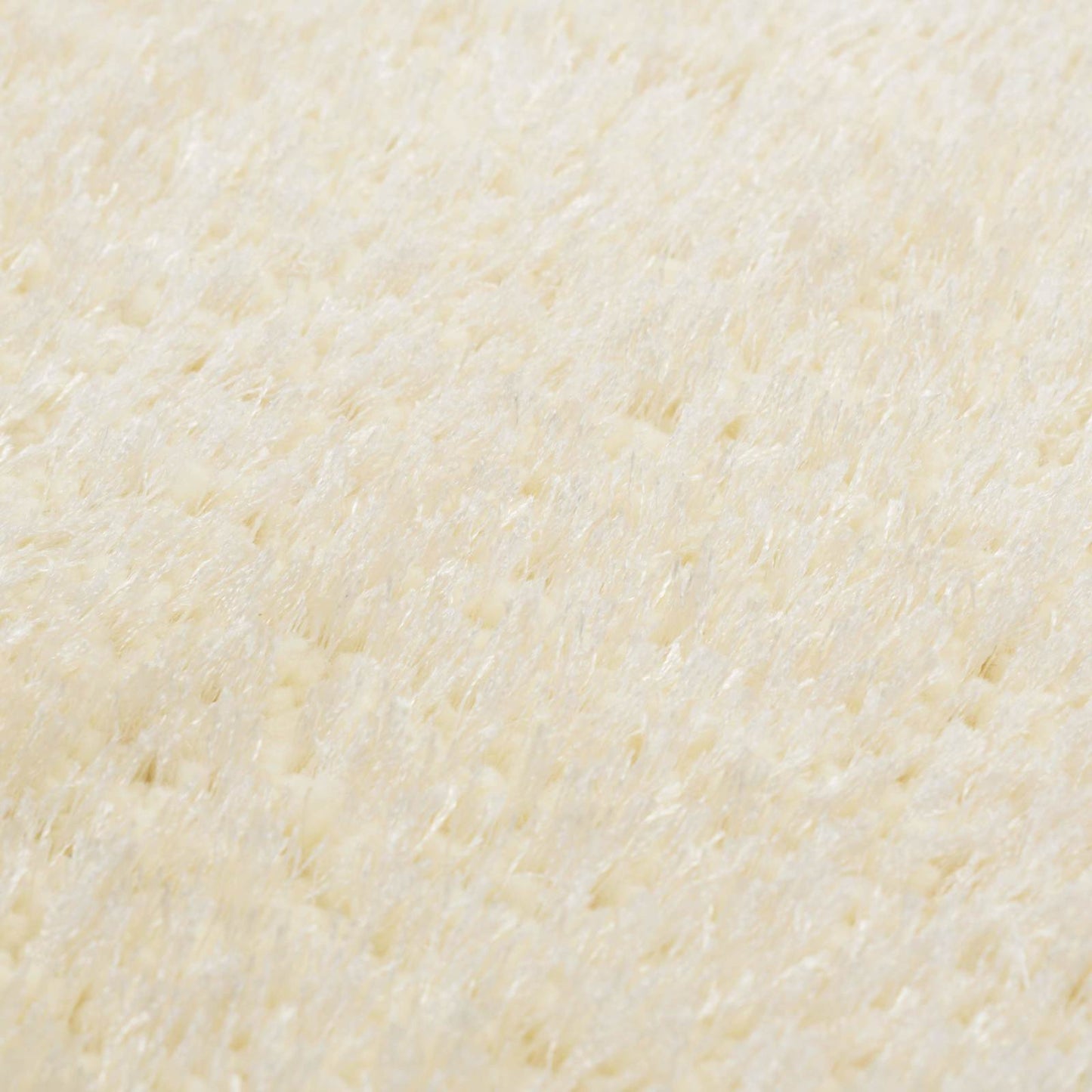 Shaggy Bereichsteppich Creme 120 x 160 cm Polyethylen